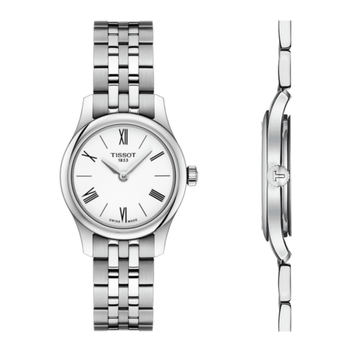 Tissot Tradition 5.5 Lady 25 Stainless Steel / White / Bracelet